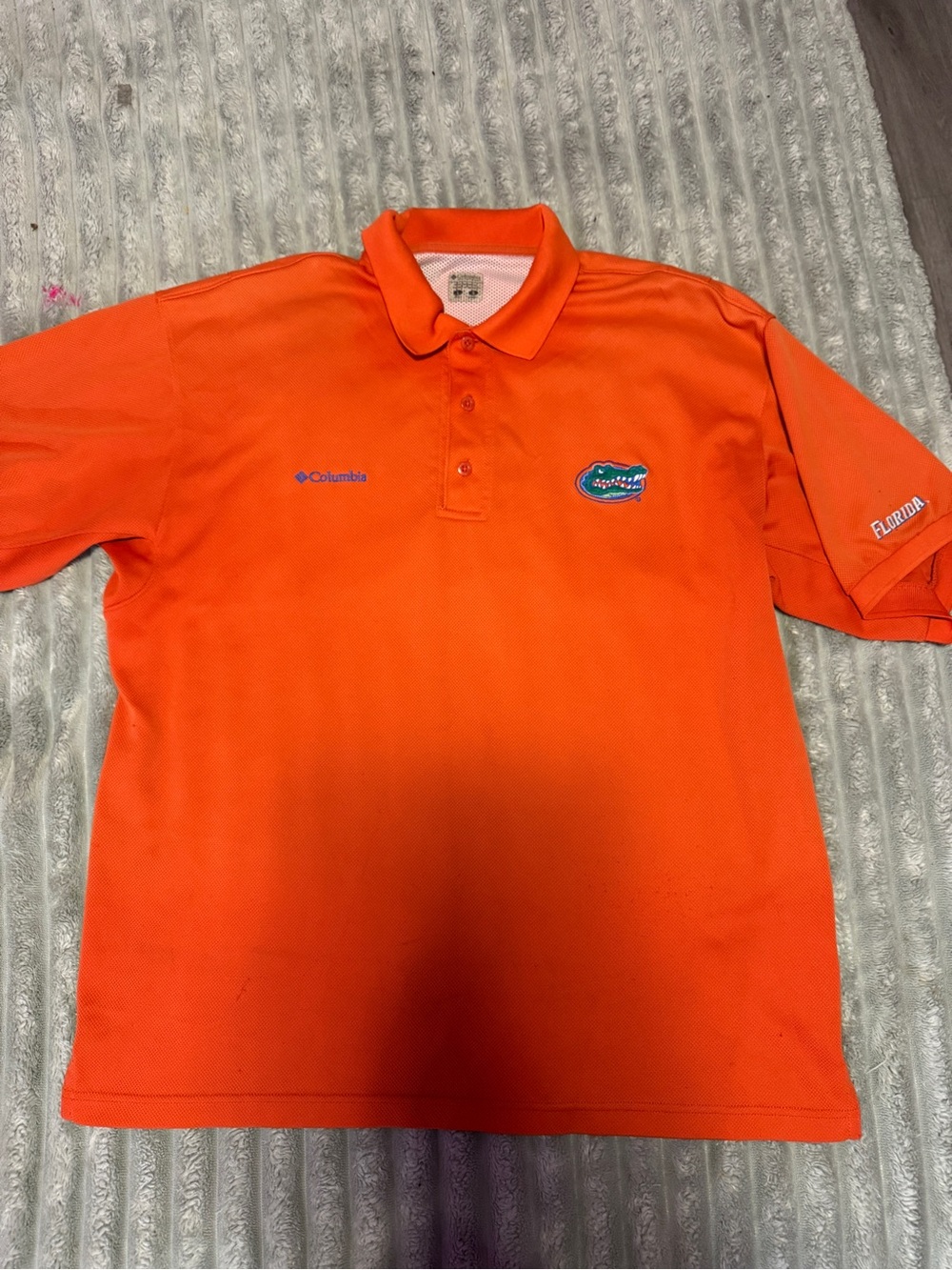 Columbia Men's Bright Orange Florida Gators Polo
